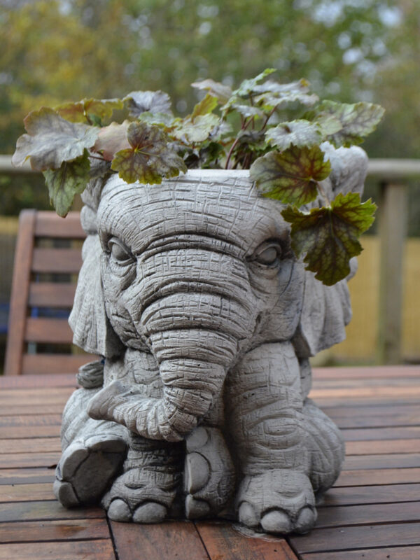 Elephant Pot Planter Garden Ornament