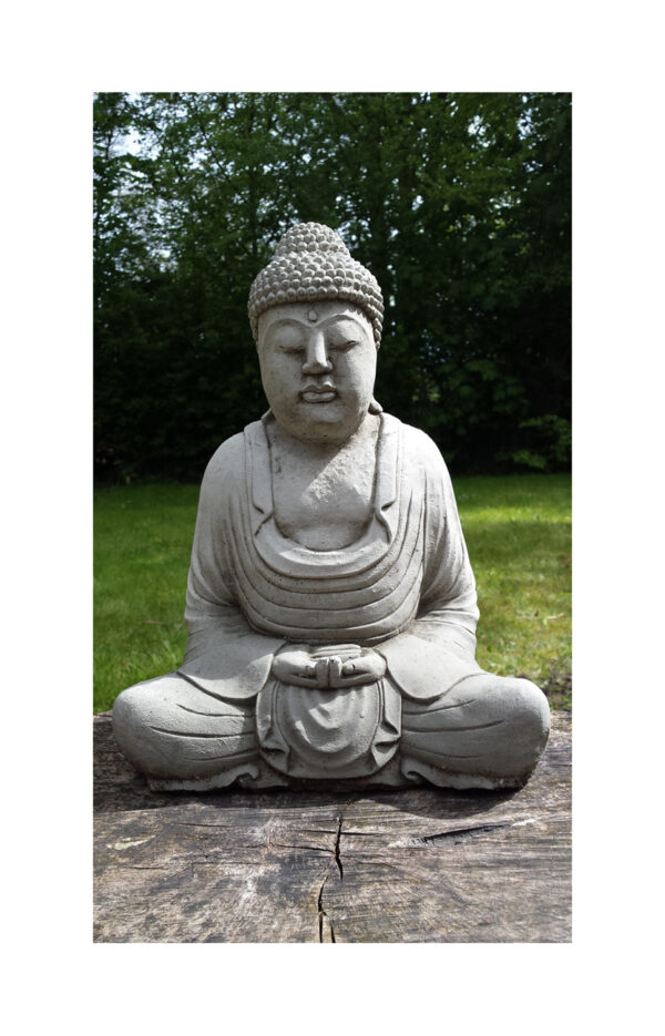 Buddha Garden Statue - Meditating Medium