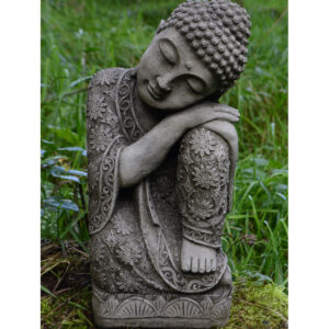 Sleeping Welsh Buddha Stone Garden Statue