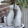 Siamese Cat Pair Garden Ornaments