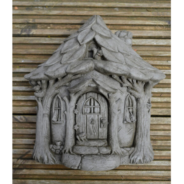 Fairy Garden House - Cast Stone Plaque