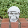 German Skull Stone Garden Ornament