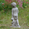 Boy with Teddy Garden Statue