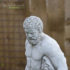 Large Hercules on Plinth Garden Statue