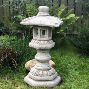 Pagoda Stone Garden Ornament: Large
