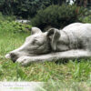 Large Lying Greyhound Garden Statue