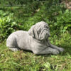 Lying Pug Dog Garden Statue Ornament
