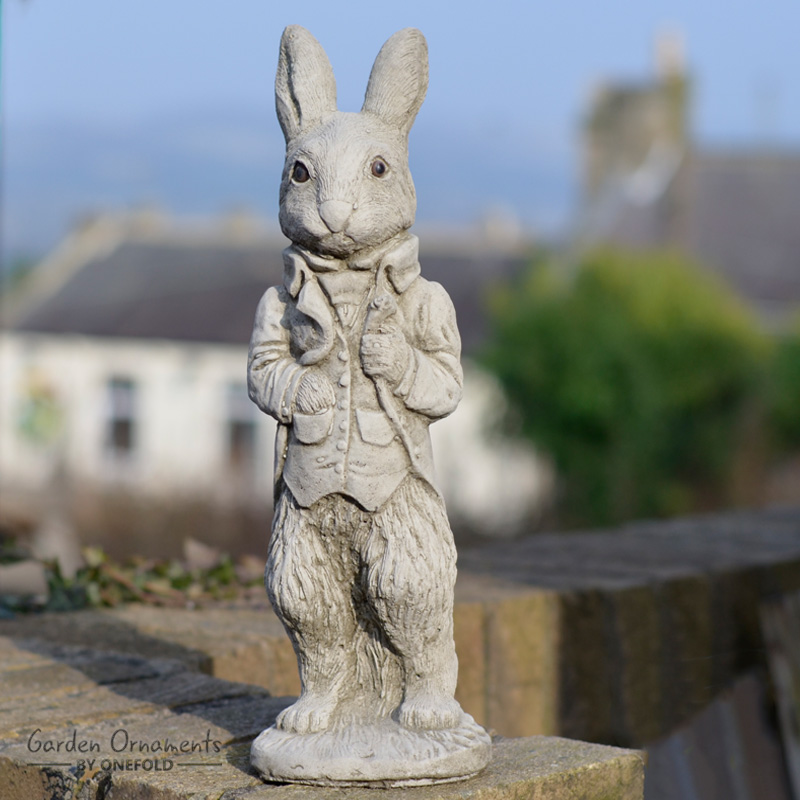 Peter Rabbit Garden Ornament Small, Peter Rabbit Garden Statue Uk