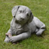 Labrador Puppy Stone Garden Ornament