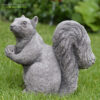 Squirrel and Nut Garden Statue