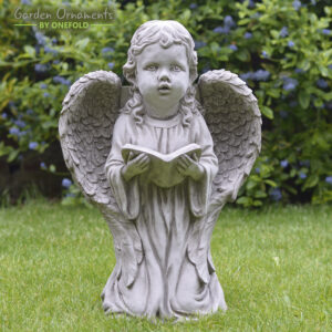Singing Angel Garden Statue 