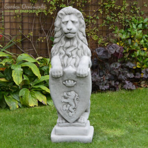 Large British Lion Garden Statue