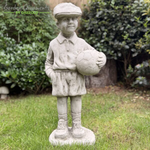 football boy garden statue